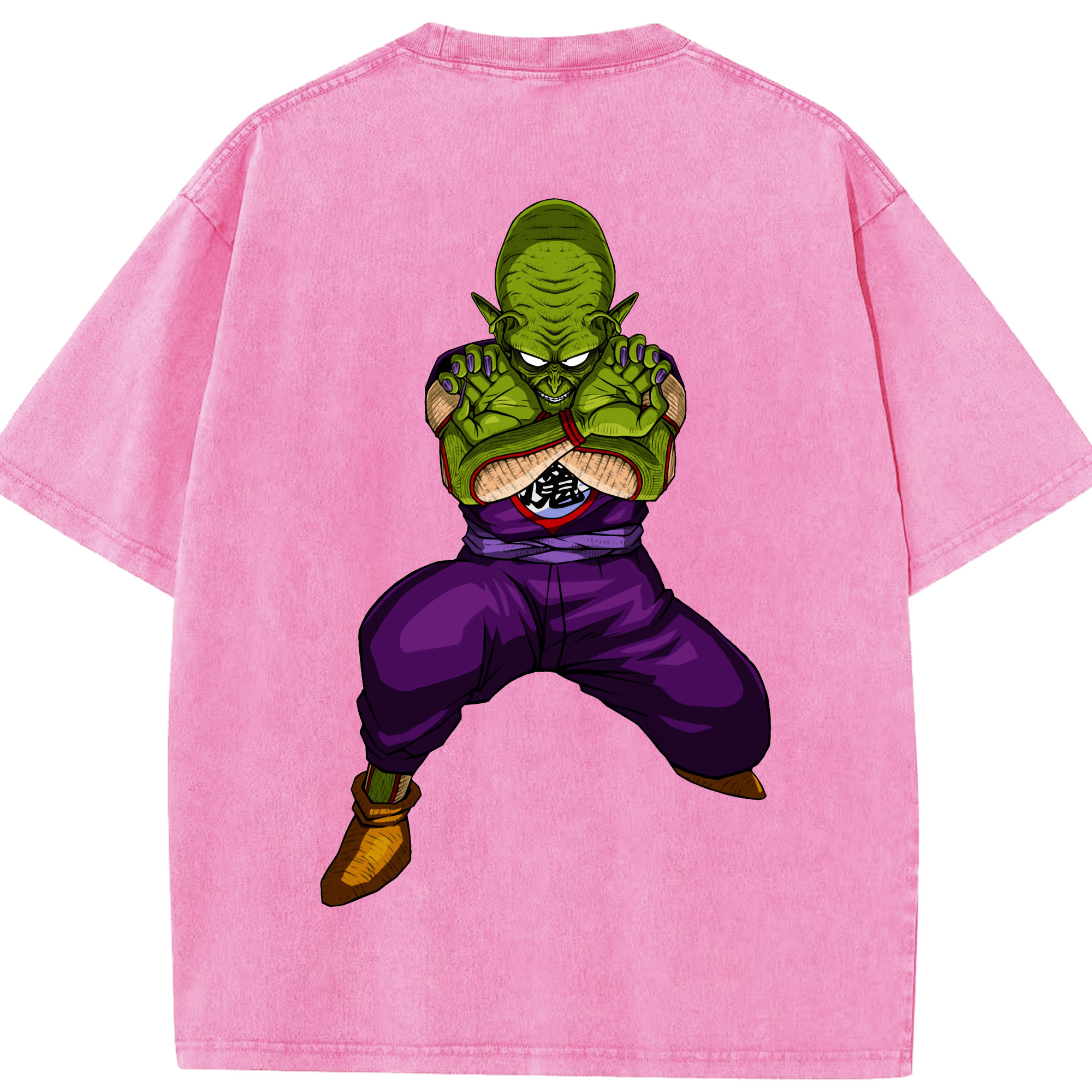 （画像用） ドラゴンボール DRAGON BALL 綿100% ヴィンテージ風 半袖Tシャツ（背面プリント）